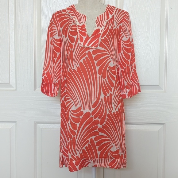 kate spade Tops - Kate Spade “Gwen” silk/linen tunic swim coverup